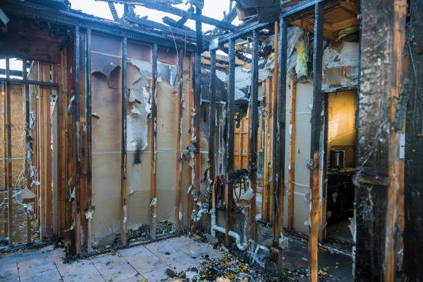 Professional Emergency Fire Cleanup technician working in Foreston, MN